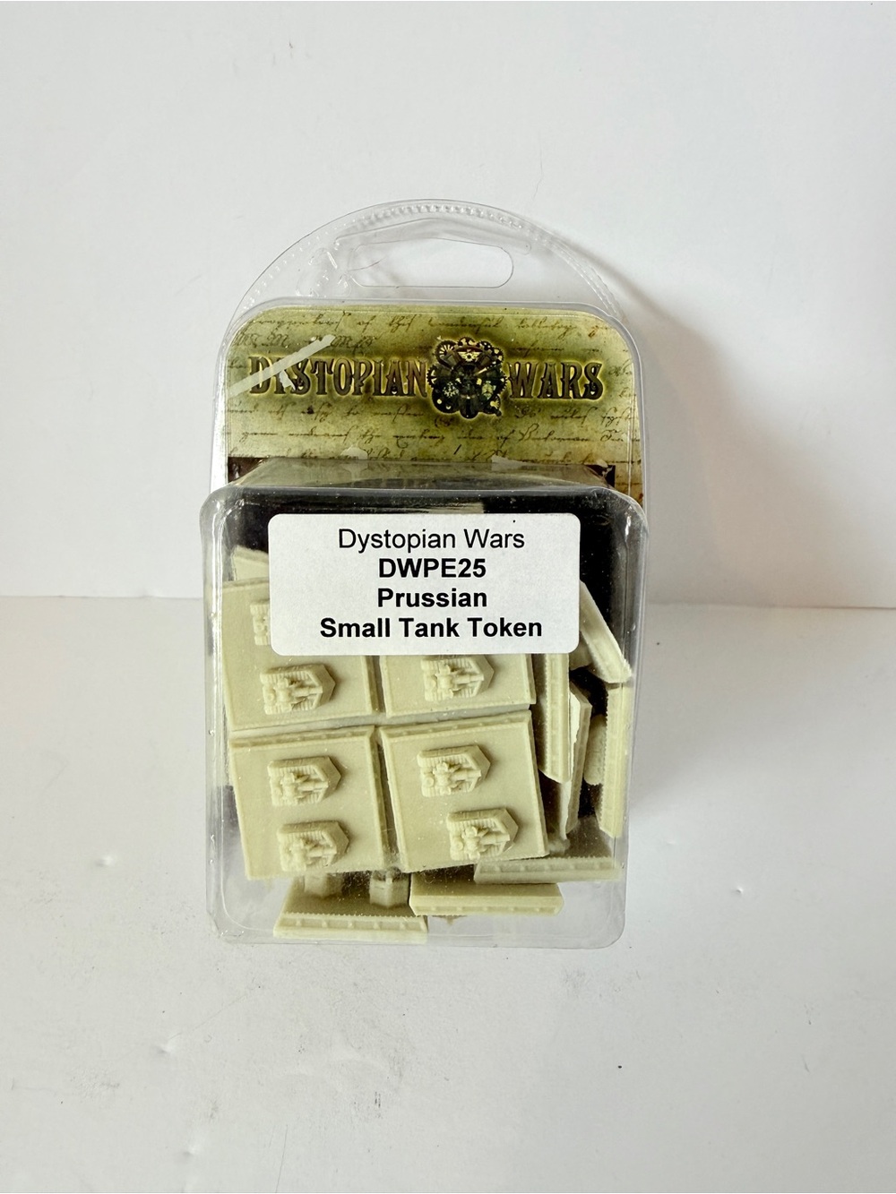 Vintage NOS Dystopian Wars DWPE25 Prussian Empire Sm Tank Tokens Spartan Games